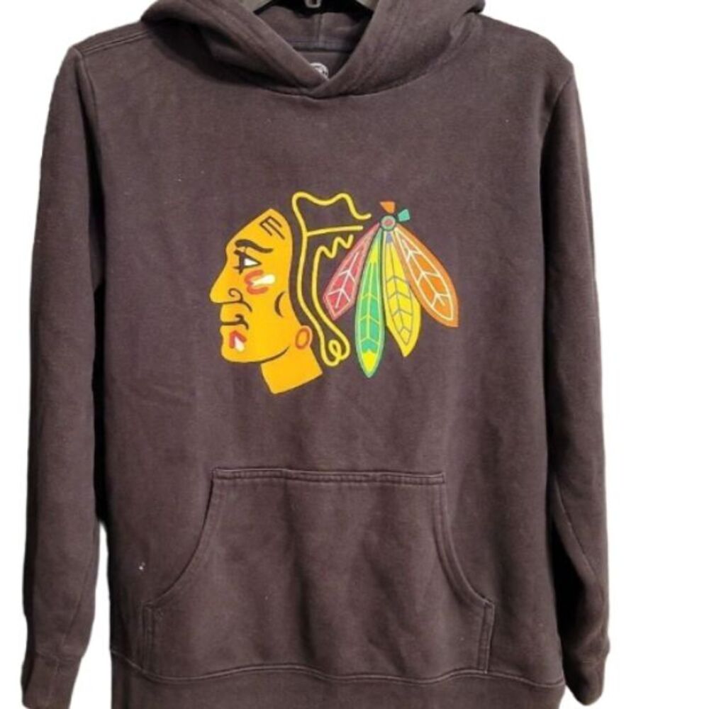 Fanatics Chicago Blackhawks Hoodie size youth Large‎